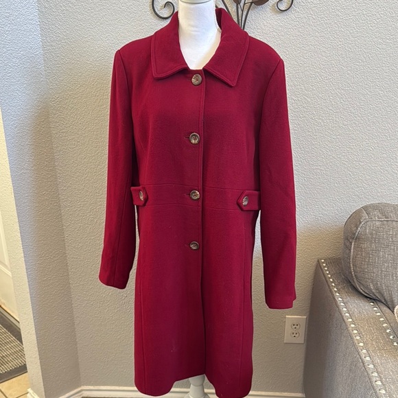 BGSD Women Heather Wool Blend Walking Coat - Picture 4 of 13